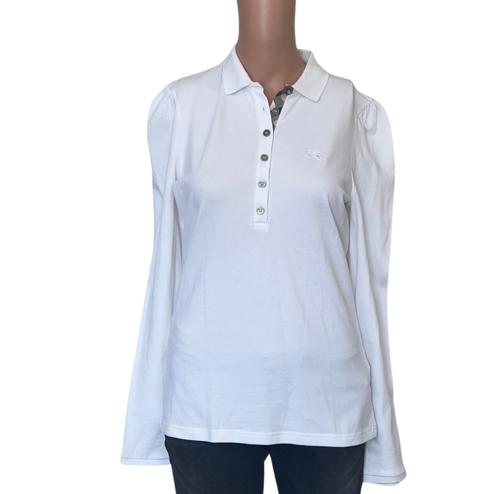 NWT Burberry Long Sleeve Polo